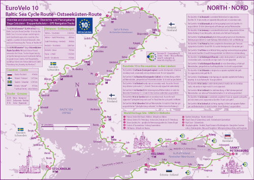EuroVelo 10 • overview und planning map / Übersichts- und Planungskarte EuroVelo 10